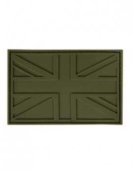UK PVC Stealth Patch - Olive Green, pack de 6