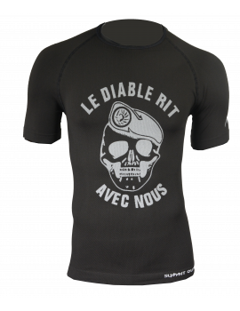 Tee-shirt Tech Line DIABLE RIT Noir