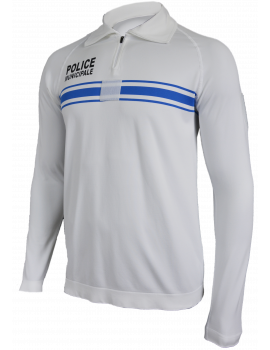 Polo Extrême Police Municipale Blanc