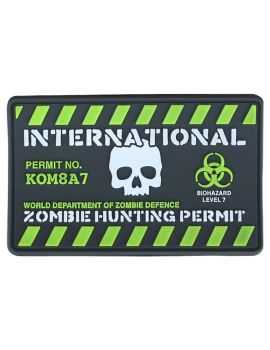 PATCH ZOMBIE HUNTING PERMIT - PACK DE 6