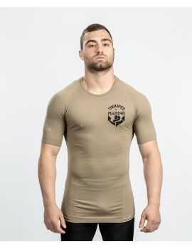 T-shirt Navy troops Tan