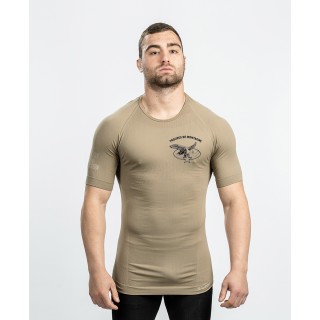 Tee shirt TROUPES DE MONTAGNE Technical Line Coyote