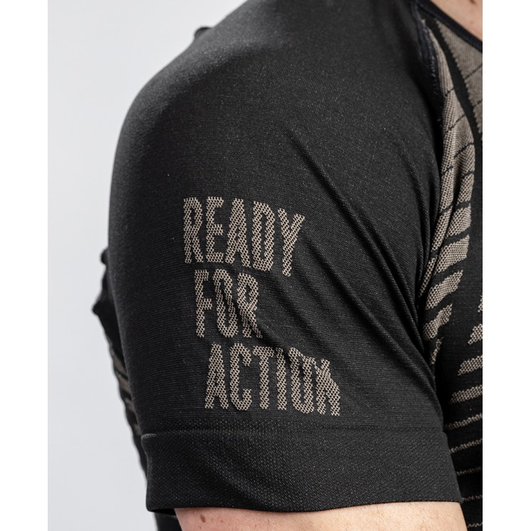 Camiseta RUSH Active Line negro coyote