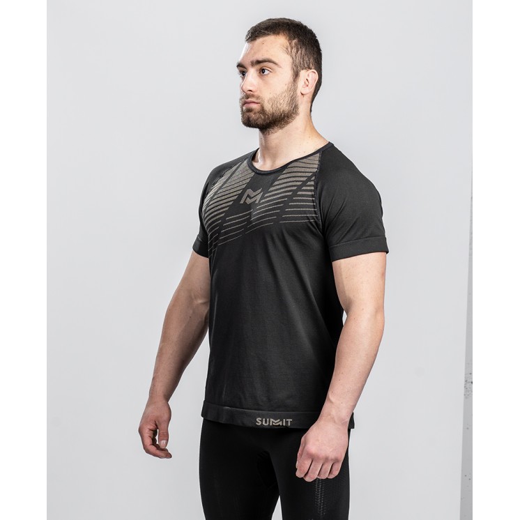 Camiseta RUSH Active Line negro coyote