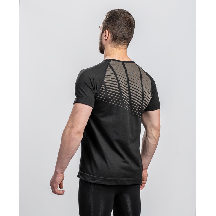 Tee shirt RUSH Active Line Noir Tan