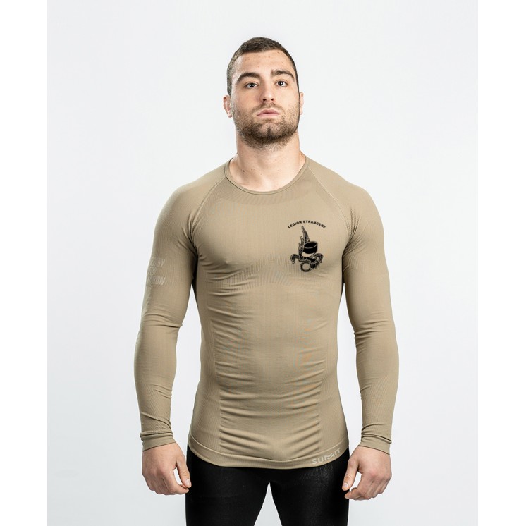 T-shirt Technical Line Foreign Legion Tan