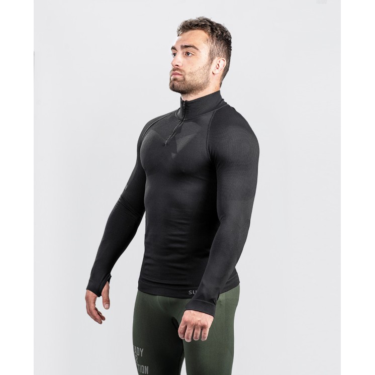 Sudadera ALASKA 1/2 zip Extreme Line negro