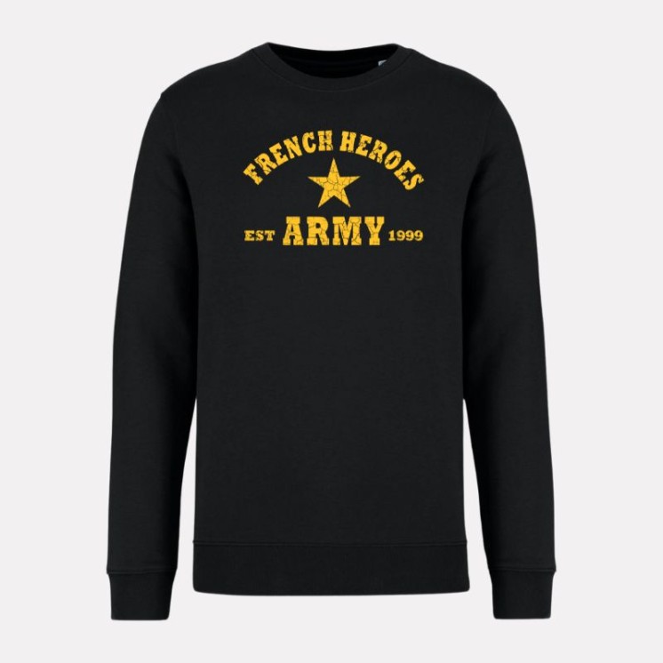 Hero Military Sweatshirt Black