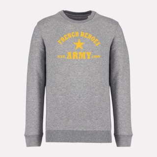 Hero Military Sweatshirt Moon grey heather