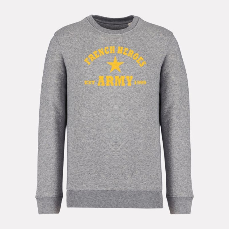 Hero Military Sweatshirt Moon grey heather