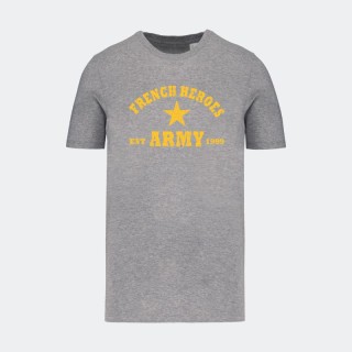 Hero Military T-shirt Moon grey heather