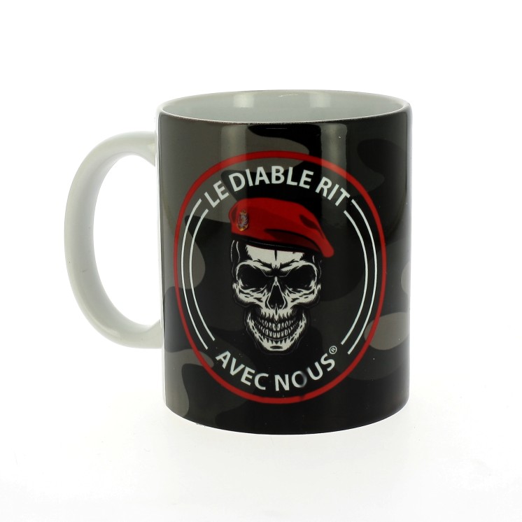 MUG LE DIABLE RIT AVEC NOUS COLO