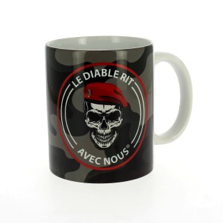 MUG LE DIABLE RIT AVEC NOUS COLO