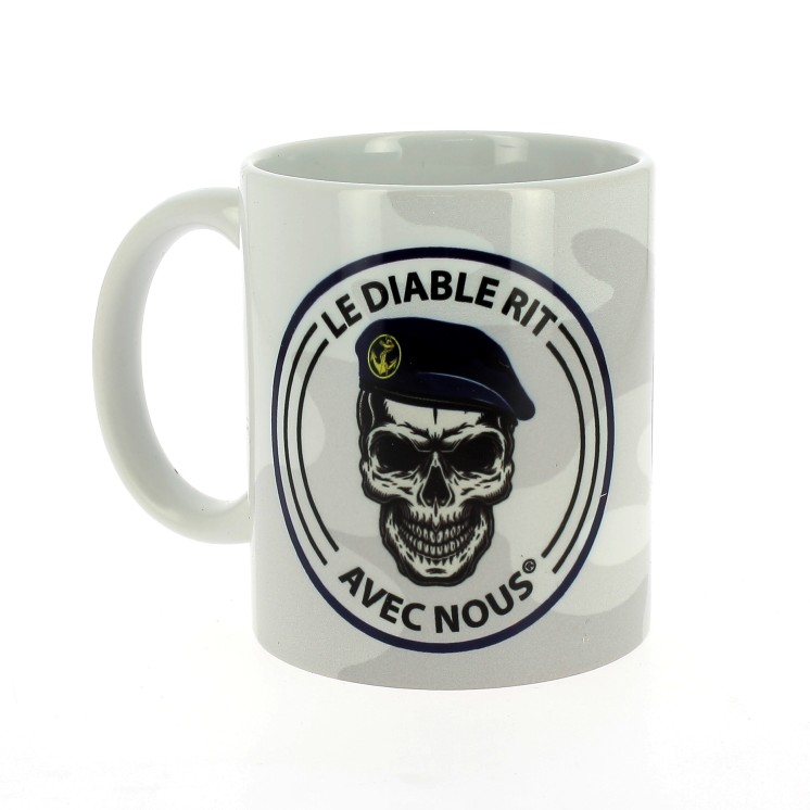 Mug LE DIABLE RIT AVEC NOUS MARINE