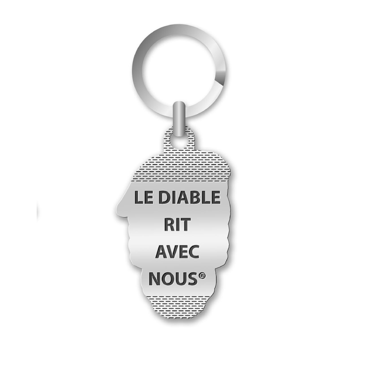 Key ring Le Diable rit avec nous Colo