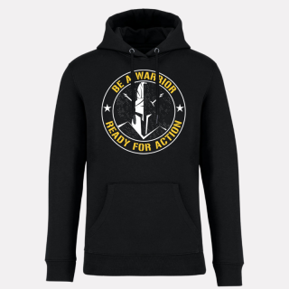 Spartan Military Hoodie  Black