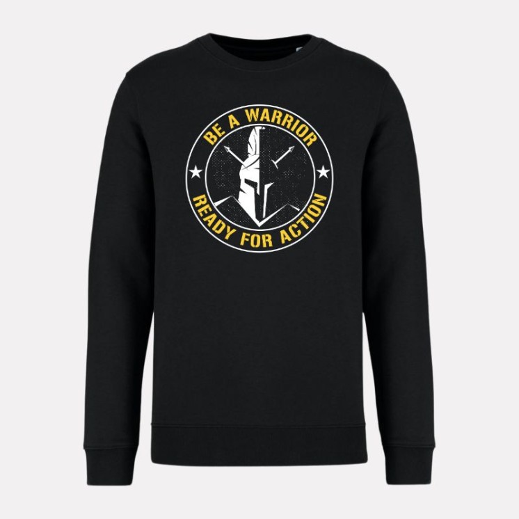 Spartan Military Sweatshirt Black