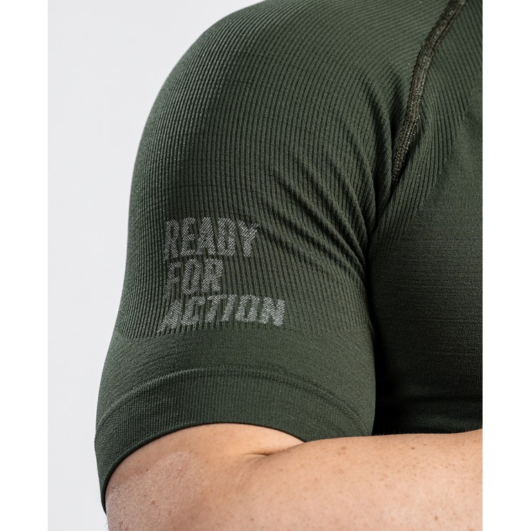 Tee shirt ACTION Technical line  Kaki de la marque Summit Outdoor