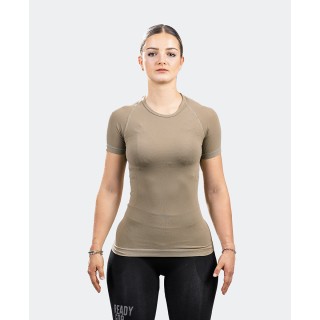 Camiseta Mujer Active Line coyote