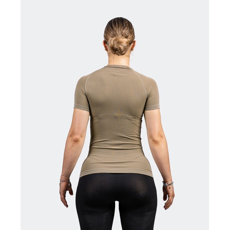 Camiseta Mujer Active Line coyote