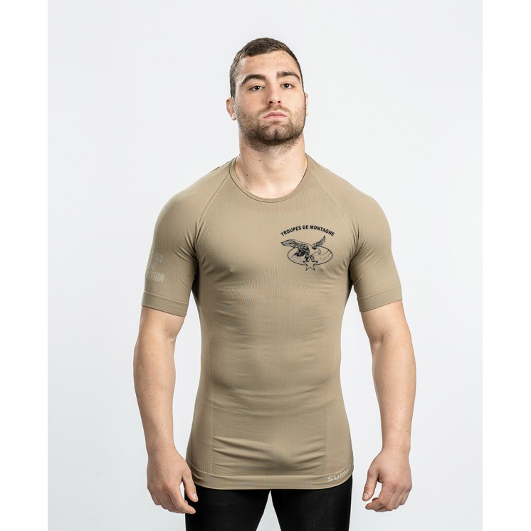 Camiseta Troupe de montagne Coyote