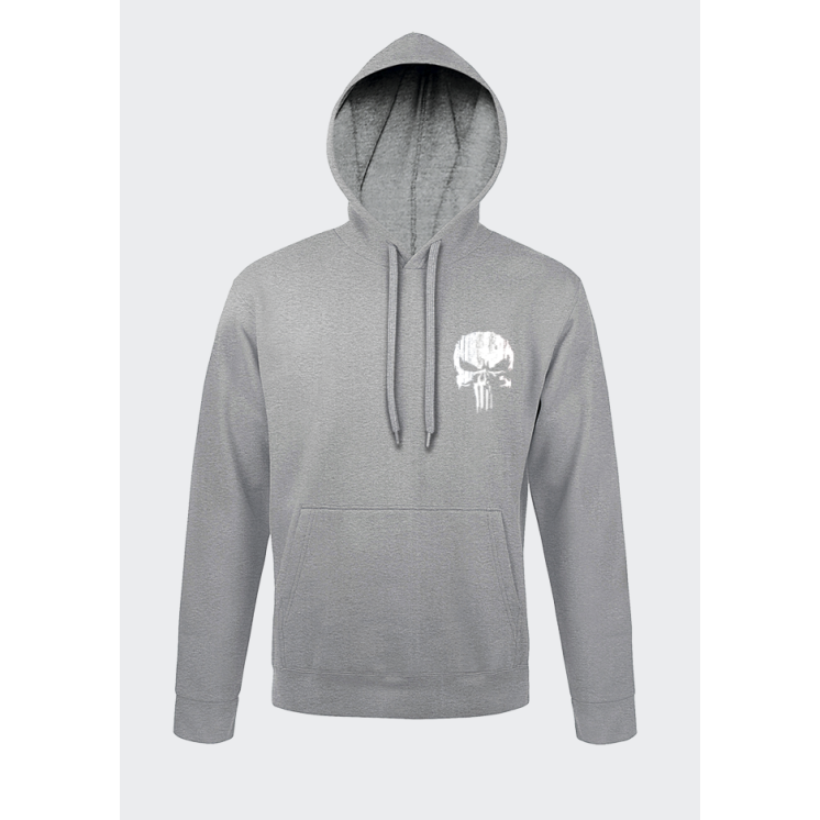 Sweat coeur Punisher Blanc