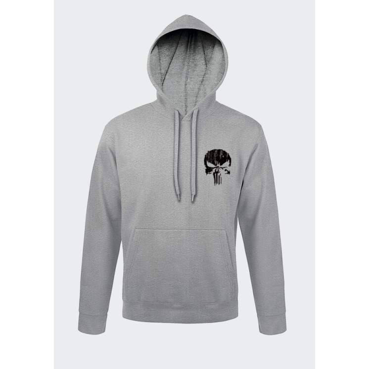 Sweat coeur Punisher Noir