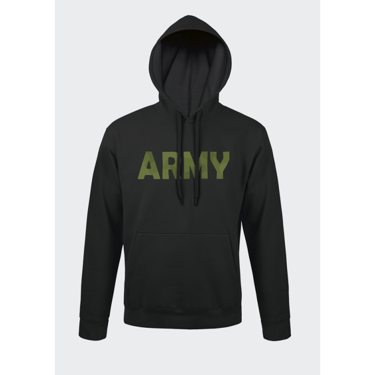 Sweat coeur Army Camo Vert Noir