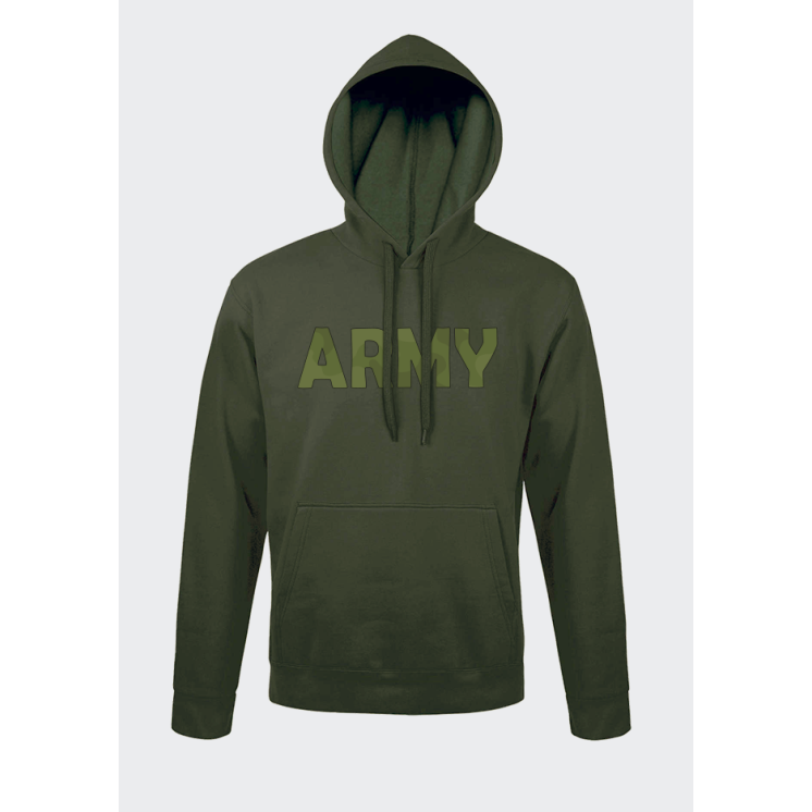 Sweat coeur Army Camo Vert Noir