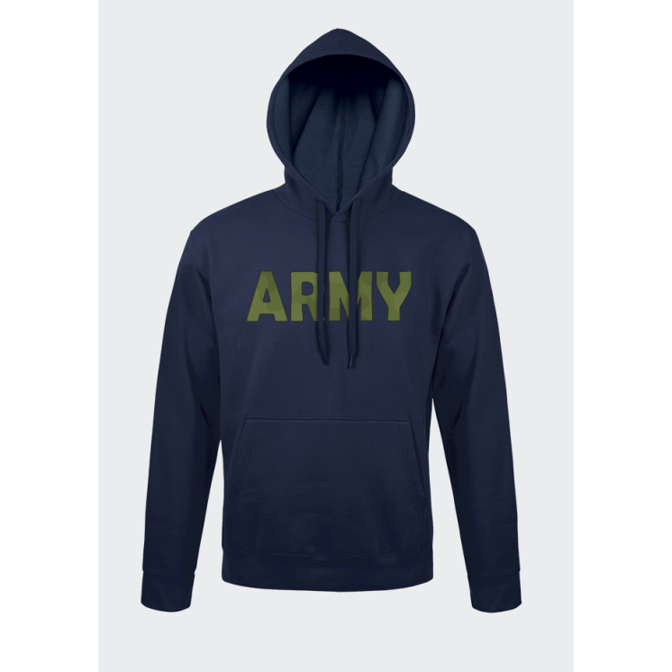 Sweat coeur Army Camo Vert Noir