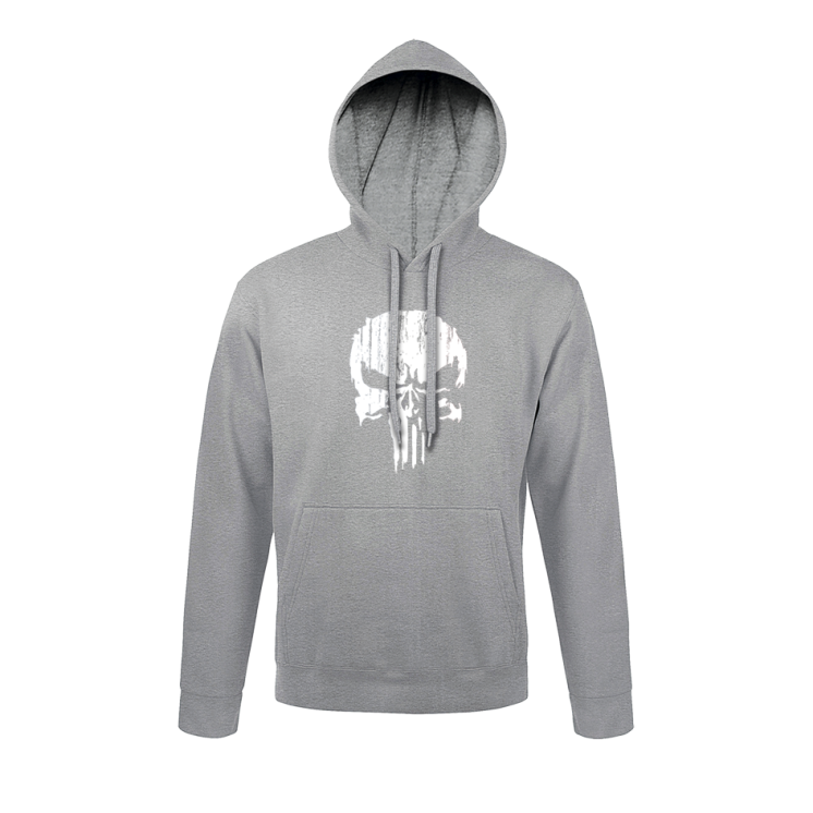 Sweat-shirt Punisher Blanc