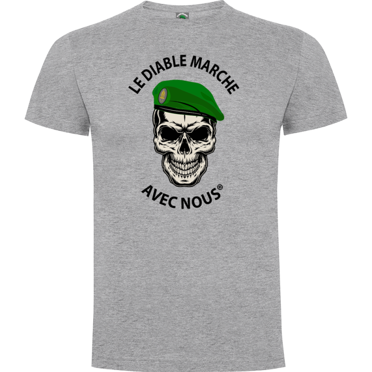 Tee-shirt Le diable marche avec nous®