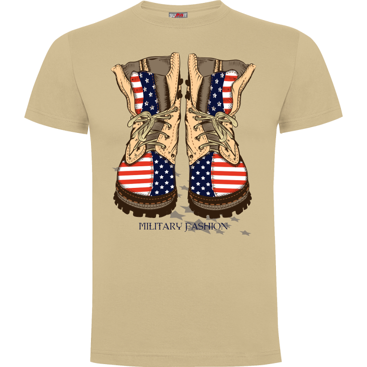 Tee-shirt Military fashion