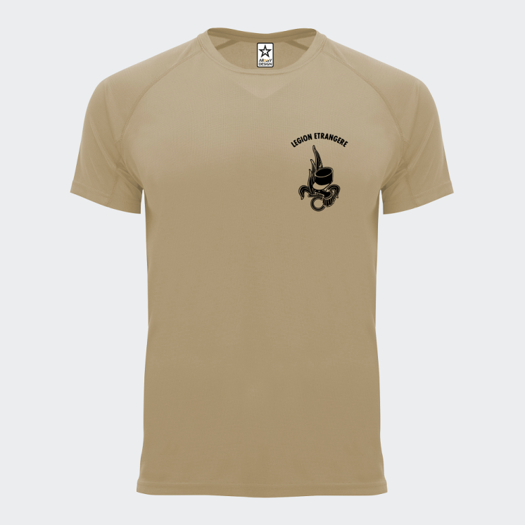 Tee-shirt Méru Coeur Légion Étrangère Coyote