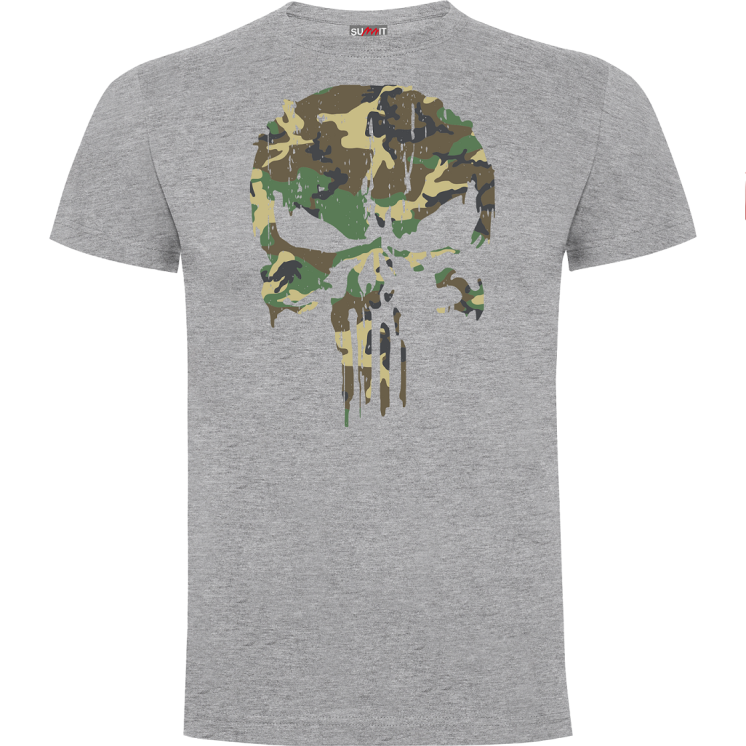 Tee-shirt Punisher woodland