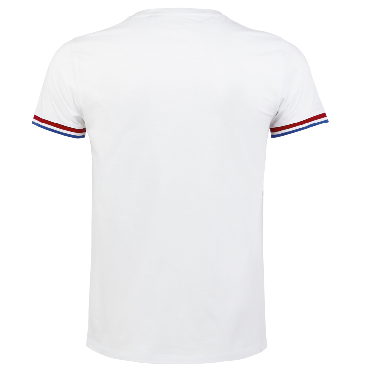 Tee-shirt blanc avec liseré French Power