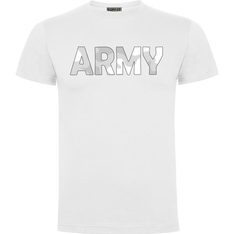 Tee-shirt coeur Army Camo blanc