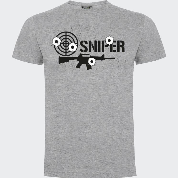 Tee-shirt coeur Sniper Balles