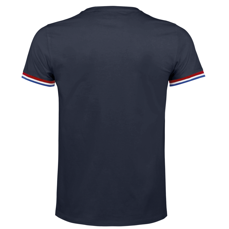 Tee-shirt marine avec liseré French Power