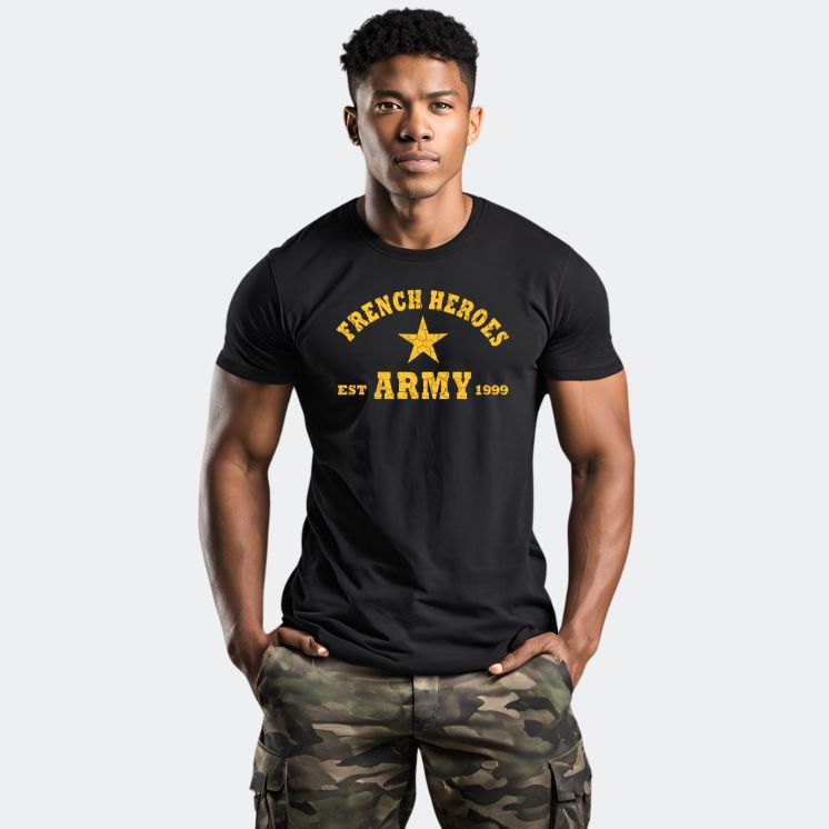 Hero Military T-shirt Black