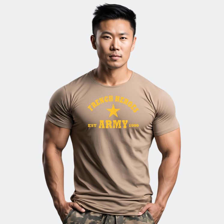 Hero Military T-shirt Wet sand