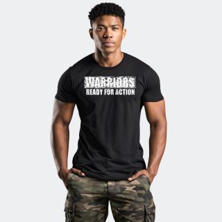 Warriors Military T-shirt Black