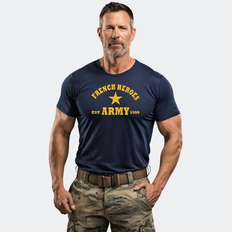 Hero Military T-shirt Navy blue