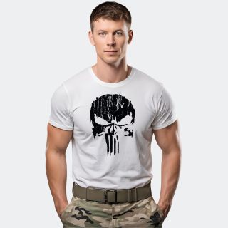 Strong Military T-shirt White