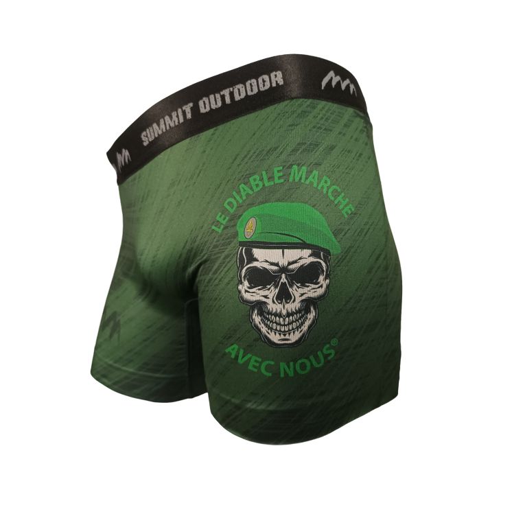 Sublimated boxer LE DIABLE MARCHE AVEC NOUS