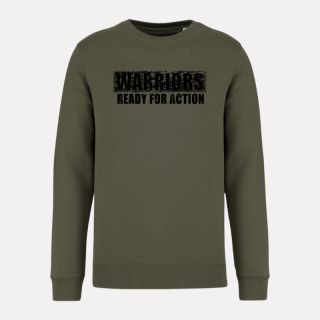 Warriors Military Sweatshirt Organic kaki