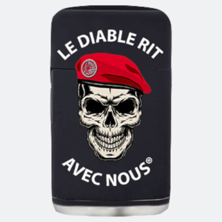Briquet tempête LE DIABLE RIT AVEC NOUS METRO