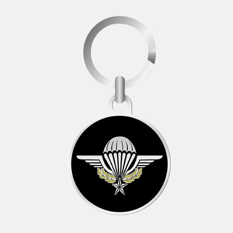 Porte clés Troupes Aéroportées Noir