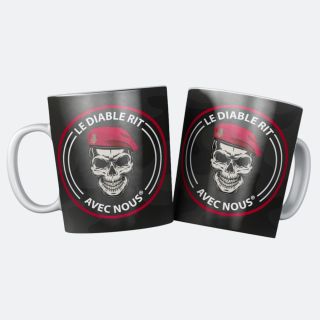 MUG LE DIABLE RIT AVEC NOUS COLO