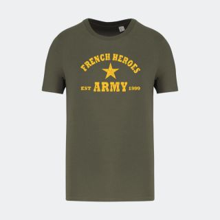 Hero Military T-shirt Organic Kaki